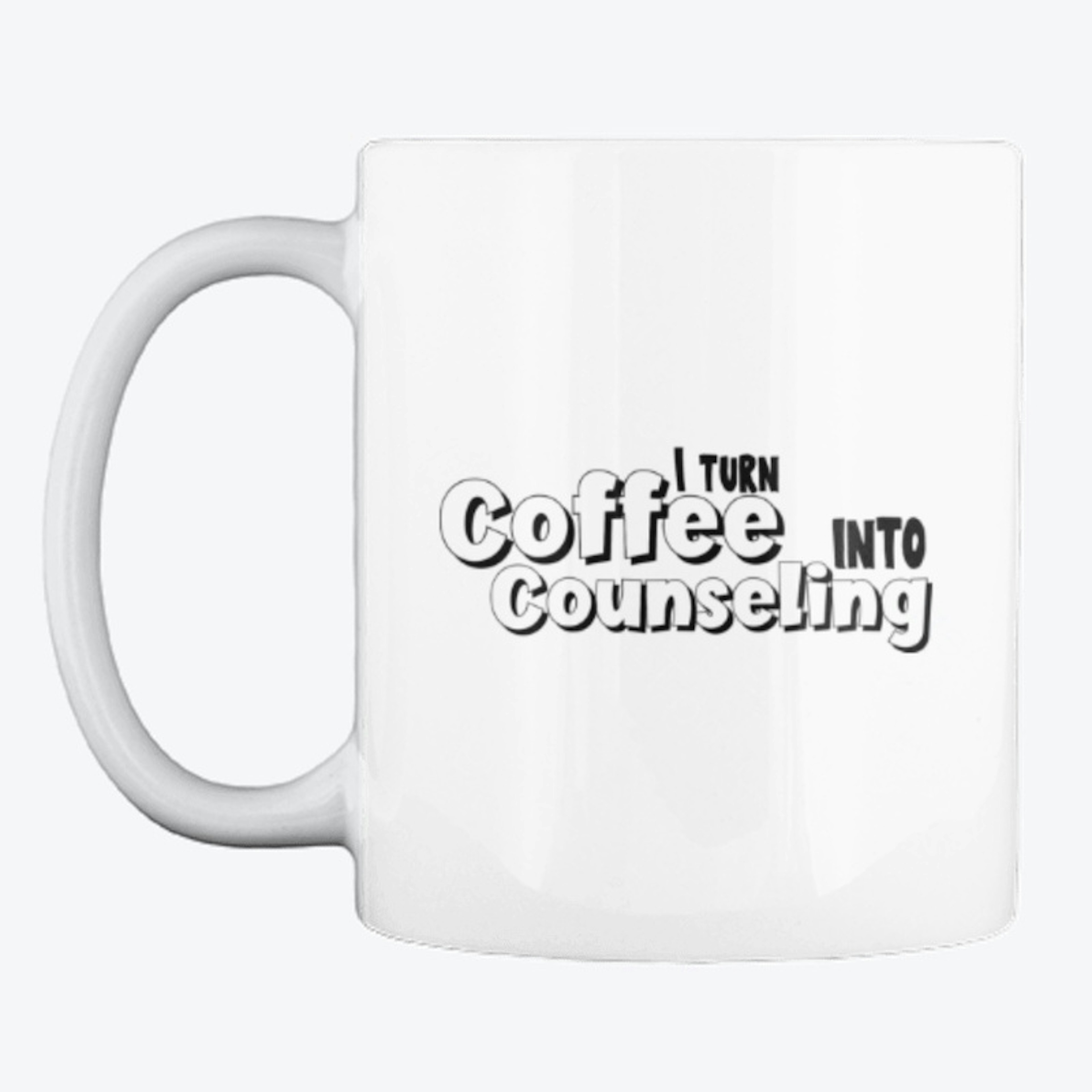 I turn coffee into counseling